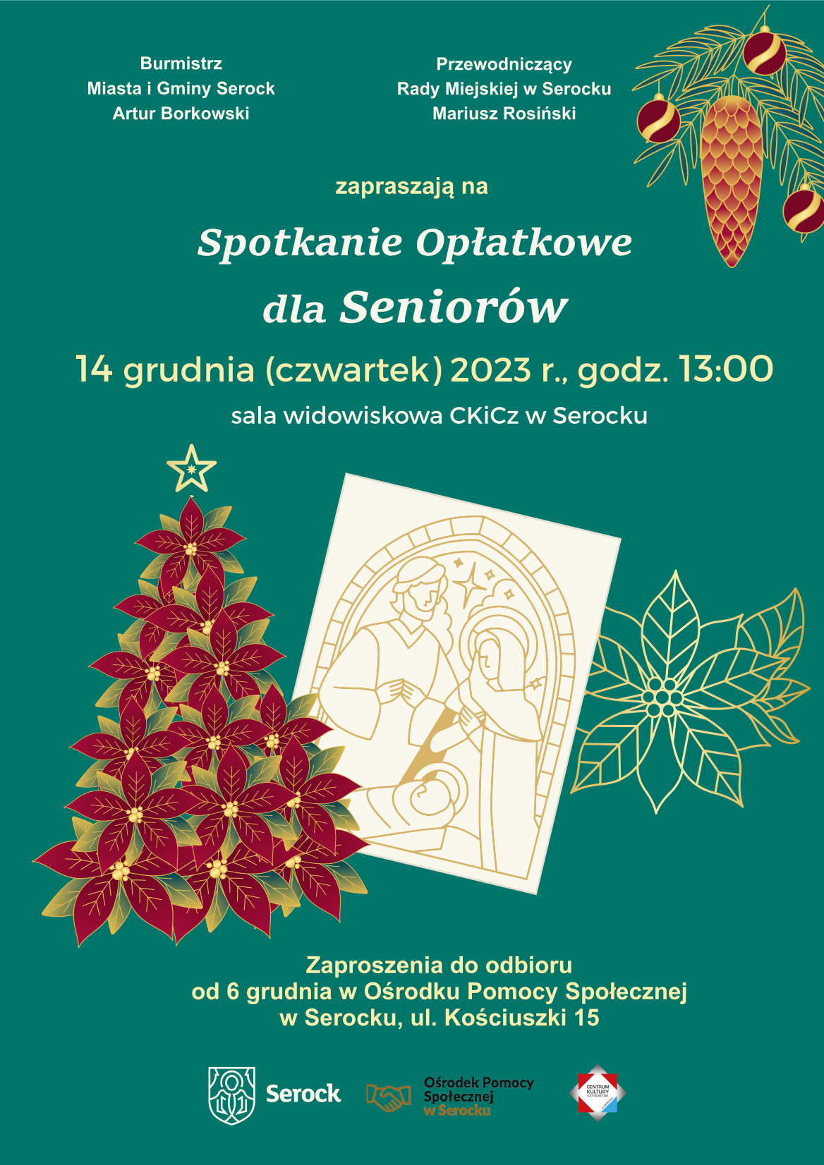 Spotkanie Opłatkowe dla Seniorów