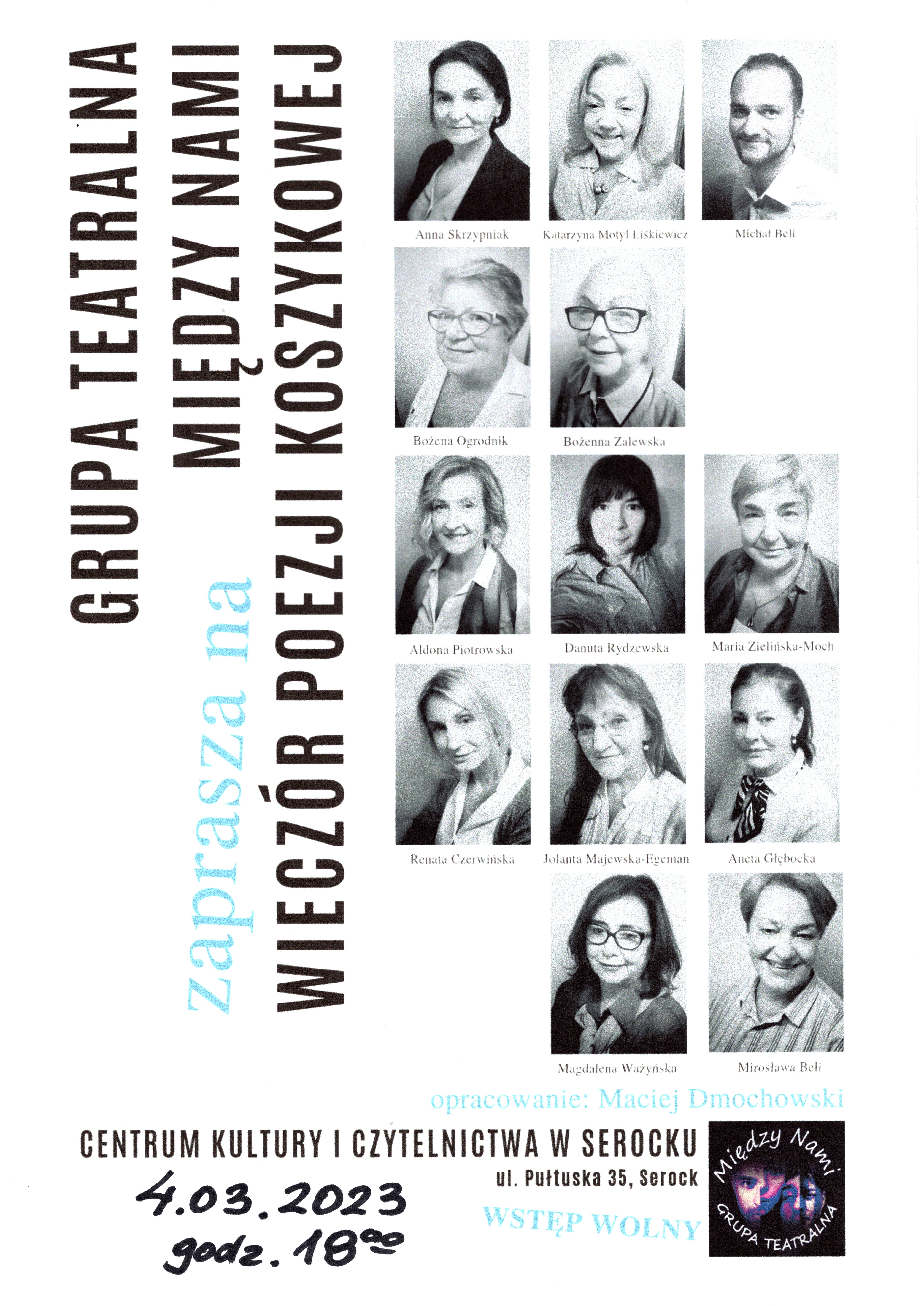 wieczór poezji z grupą teatralną 