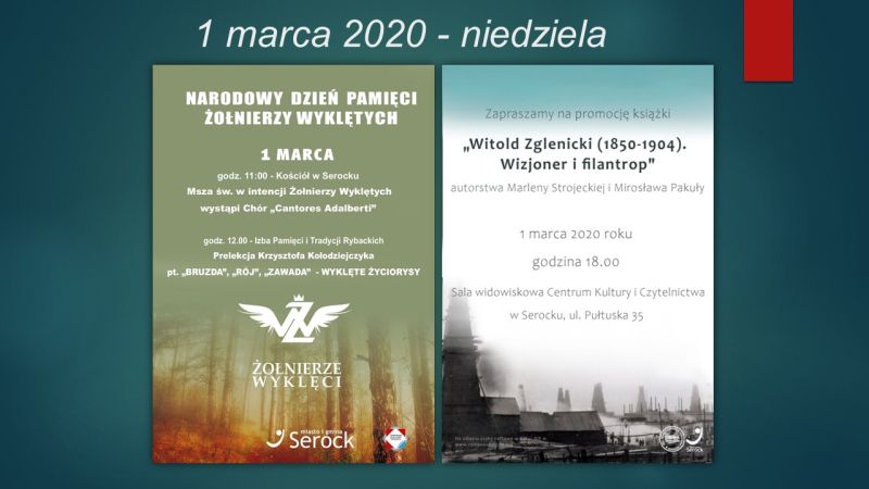 Wydarzenia weekendowe w Serocku 29.02 - 1.03.2020