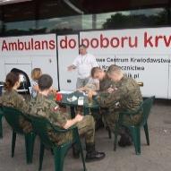 Żołnierze z Zegrza oddali krew - bezcenny dar życia