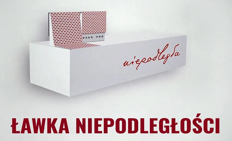 “Ławka Niepodległości" w Serocku!