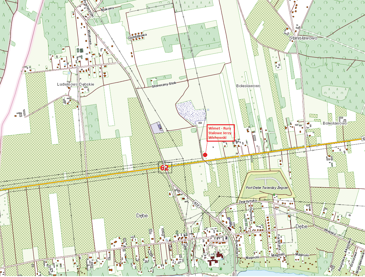 mapa dojazdu