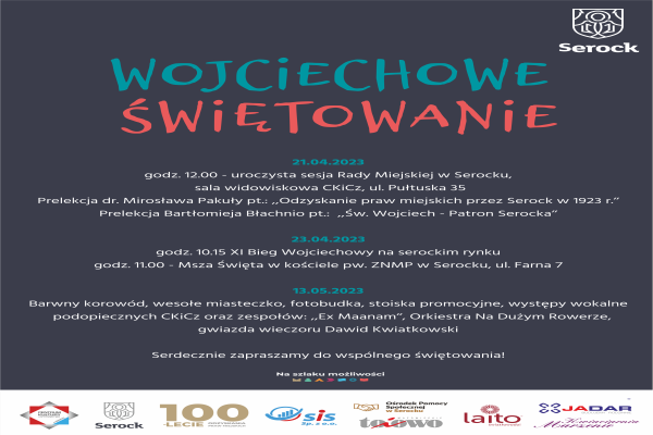 Plakat przedstawia obchody święta patrona