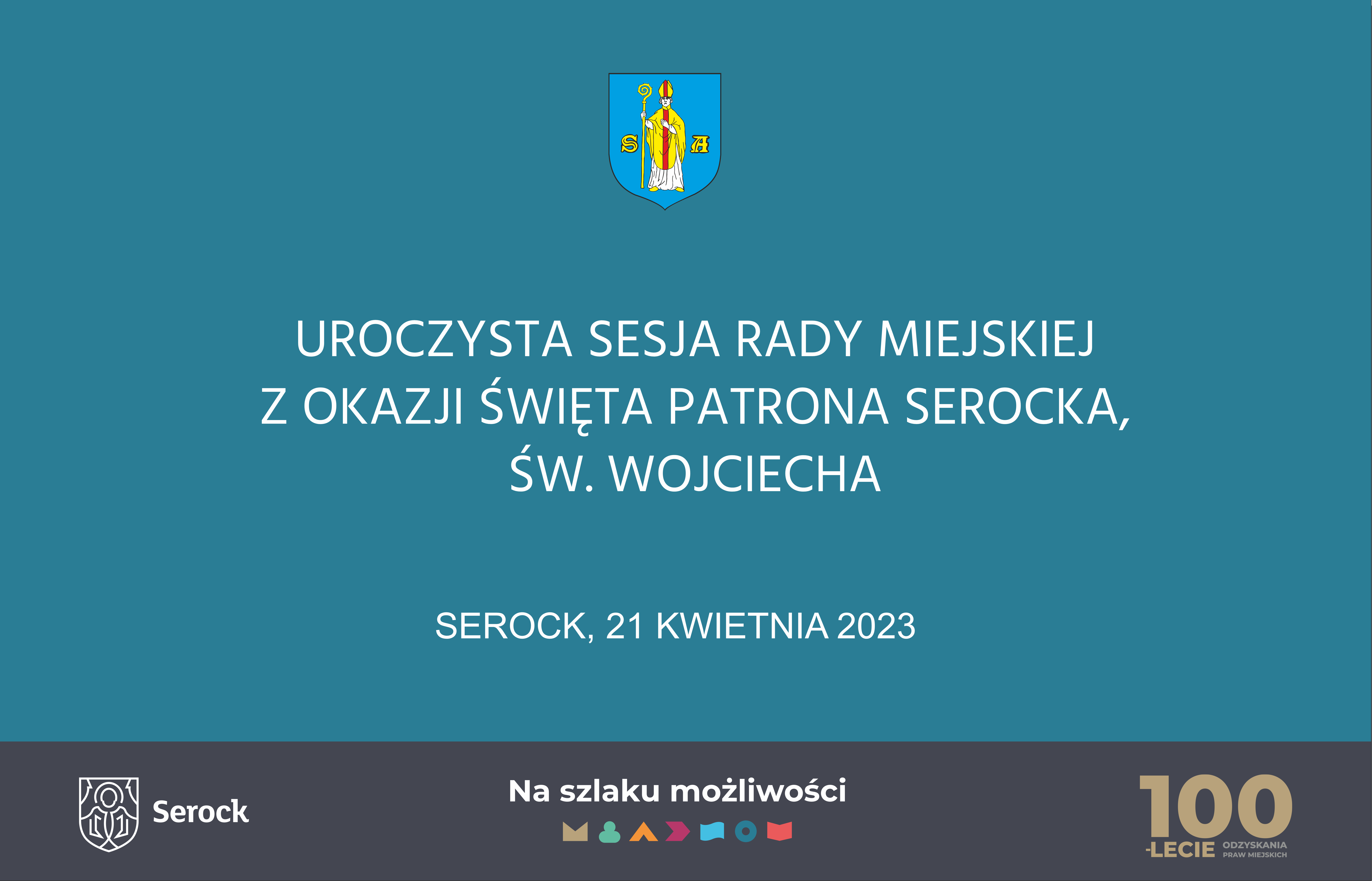 Uroczysta Sesja Rady Miejskiej w Serocku z okazji święta patrona