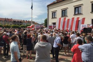 Spotkanie prezydenta, Andrzeja Dudy z mieszkańcami na...